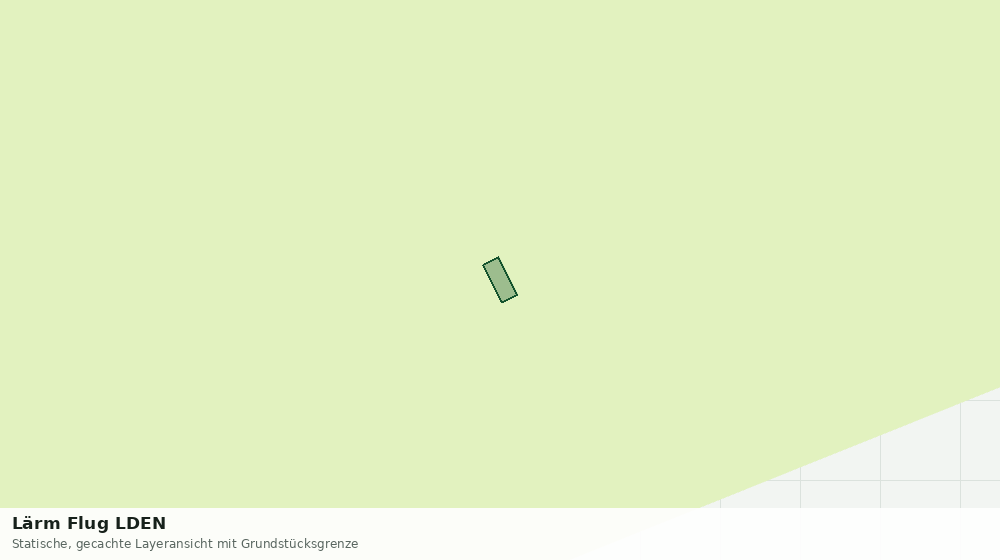 Statische Kartenansicht: Lärm Flug LDEN