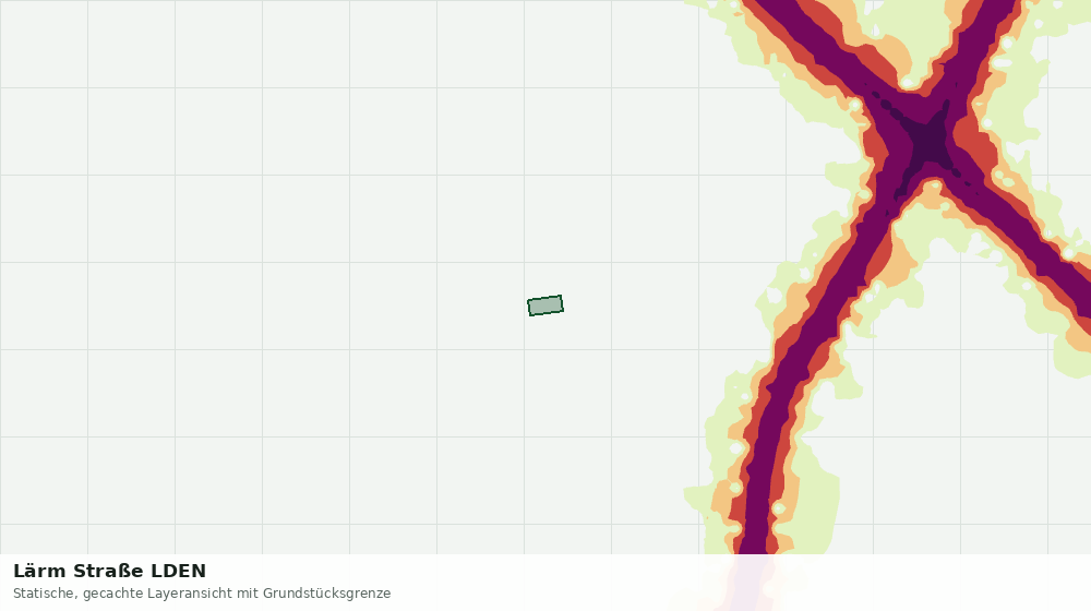 Statische Kartenansicht: Lärm Straße LDEN