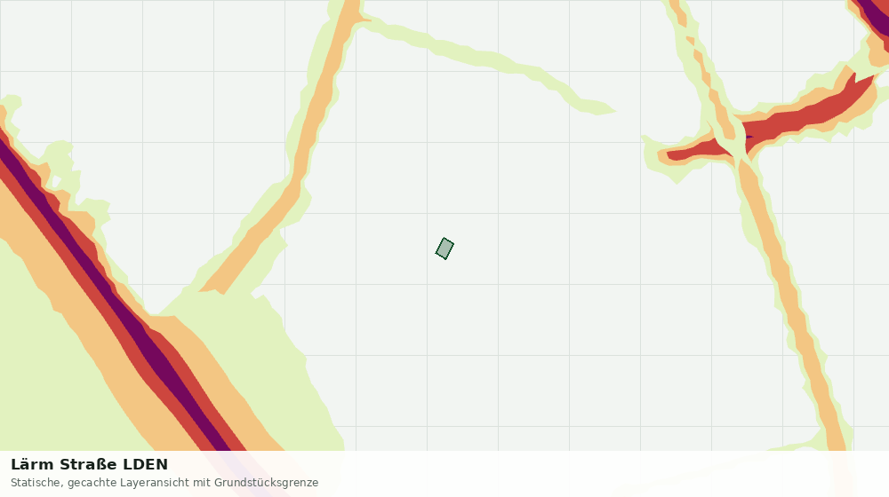 Statische Kartenansicht: Lärm Straße LDEN