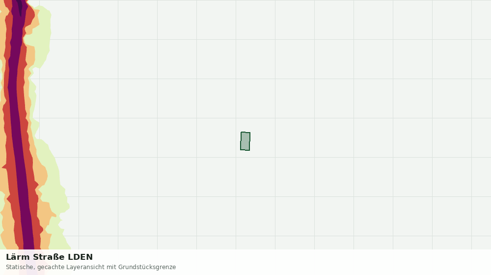 Statische Kartenansicht: Lärm Straße LDEN