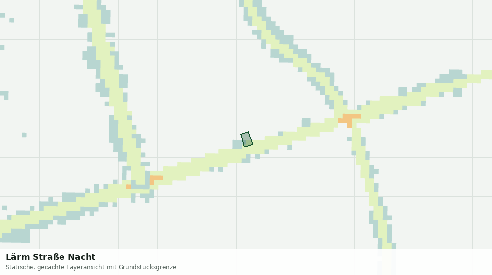 Statische Kartenansicht: Lärm Straße Nacht
