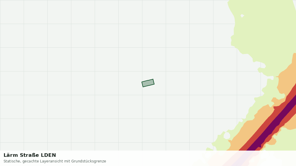 Statische Kartenansicht: Lärm Straße LDEN