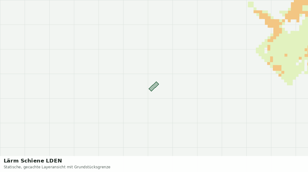 Statische Kartenansicht: Lärm Schiene LDEN
