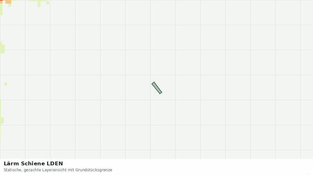 Statische Kartenansicht: Lärm Schiene LDEN