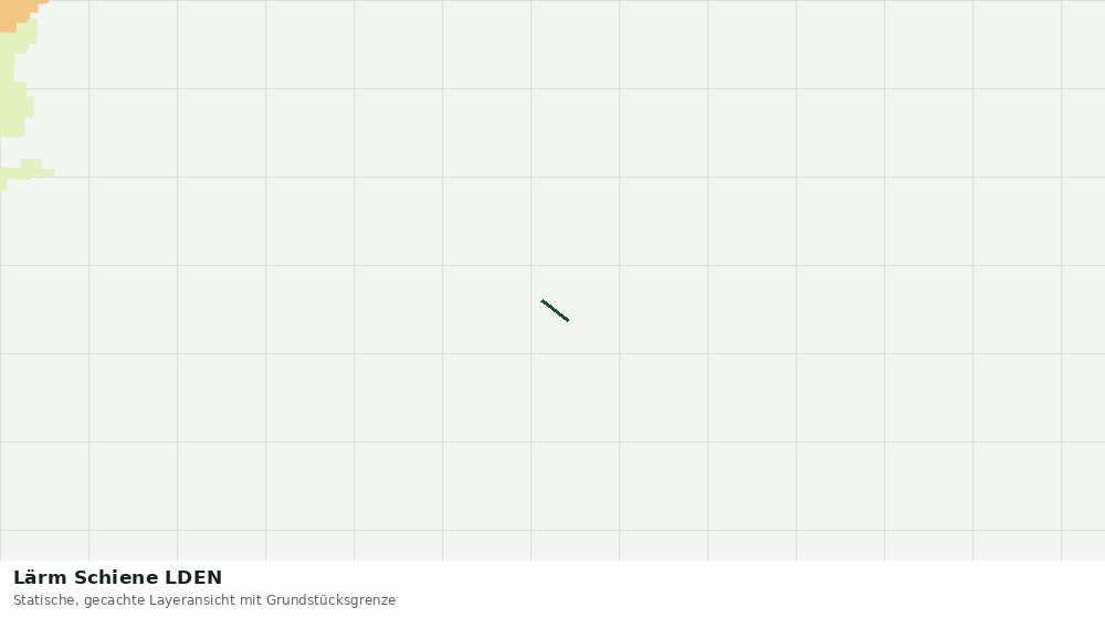 Statische Kartenansicht: Lärm Schiene LDEN