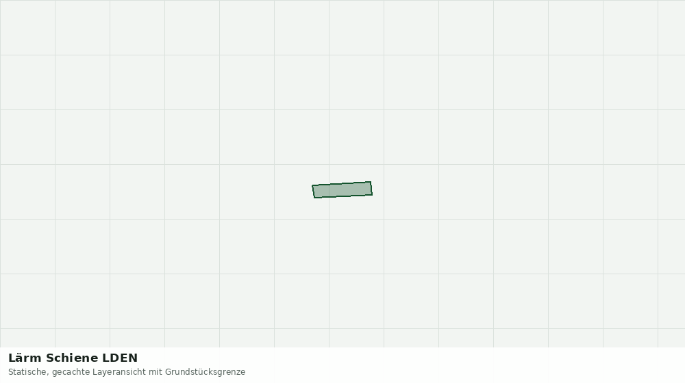 Statische Kartenansicht: Lärm Schiene LDEN