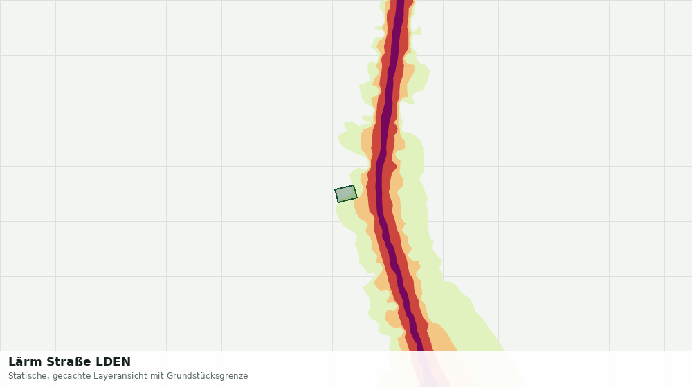 Statische Kartenansicht: Lärm Straße LDEN