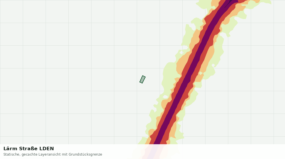 Statische Kartenansicht: Lärm Straße LDEN