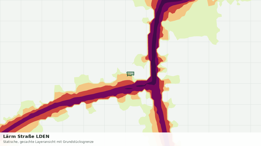 Statische Kartenansicht: Lärm Straße LDEN