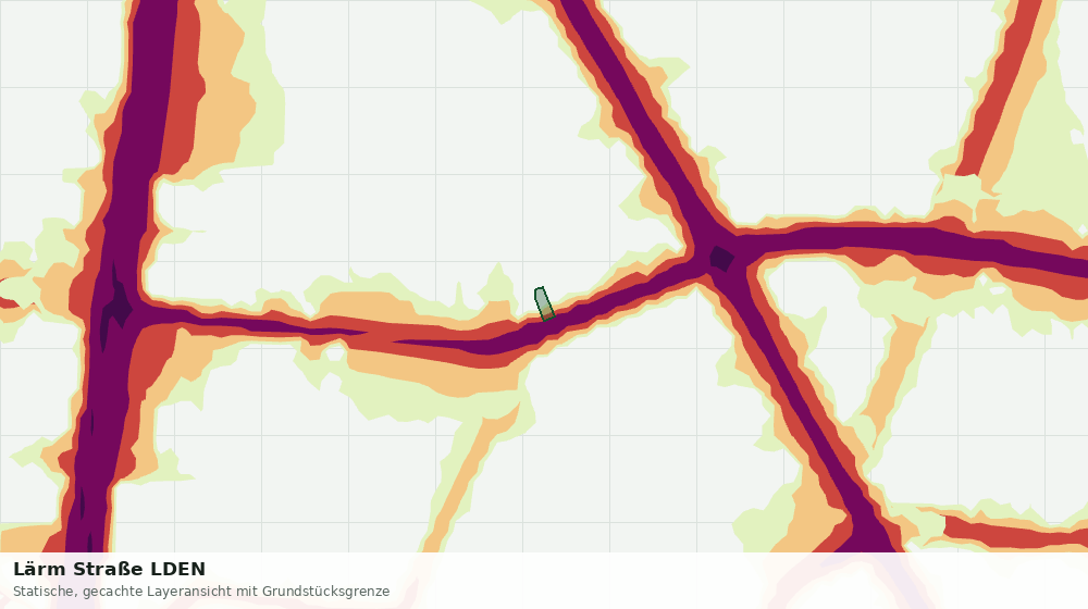 Statische Kartenansicht: Lärm Straße LDEN