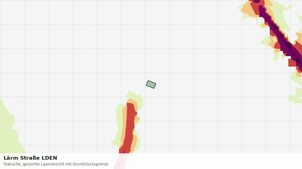 Statische Kartenansicht: Lärm Straße LDEN