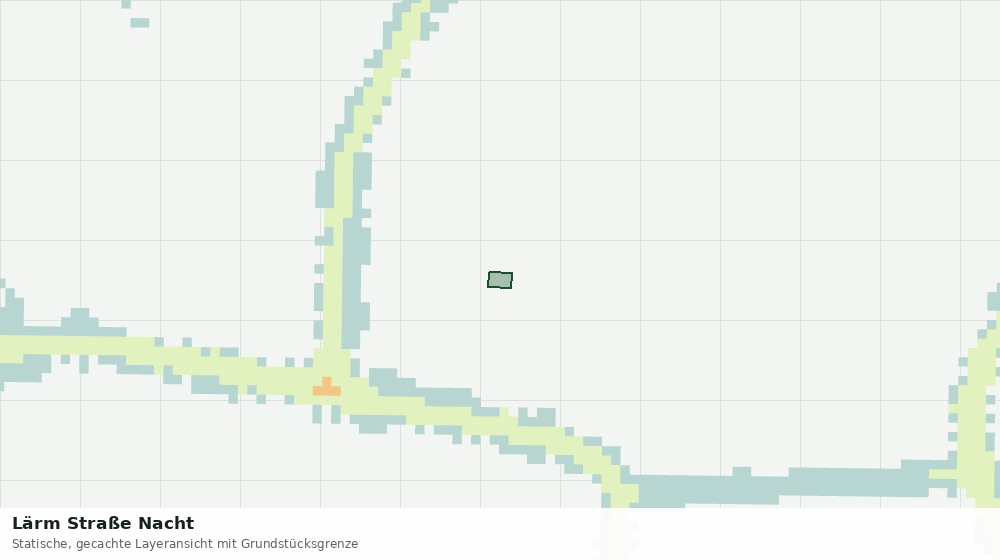 Statische Kartenansicht: Lärm Straße Nacht