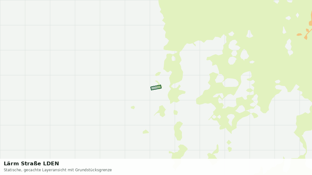 Statische Kartenansicht: Lärm Straße LDEN
