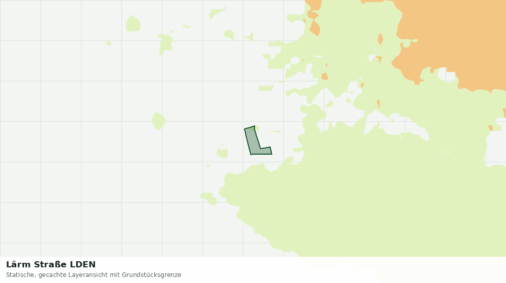 Statische Kartenansicht: Lärm Straße LDEN