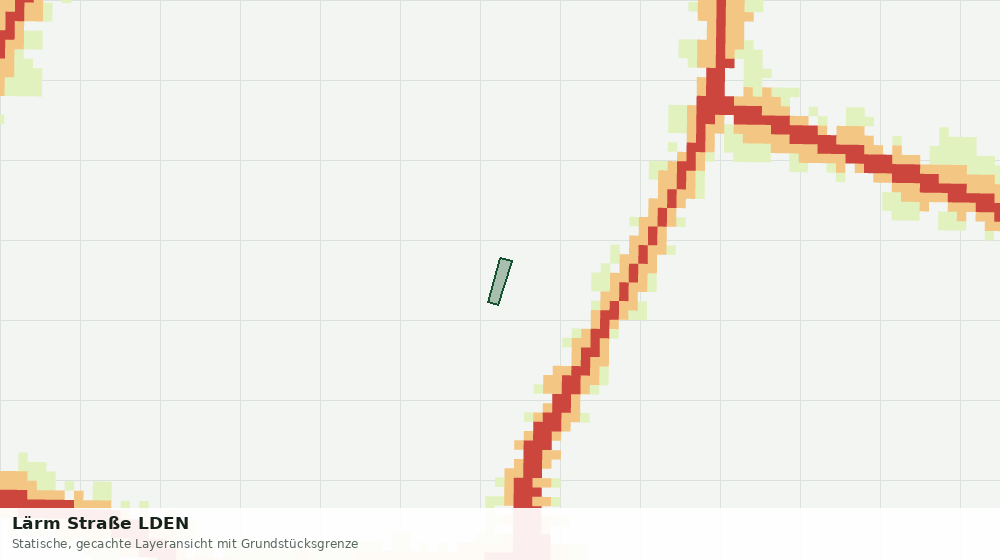 Statische Kartenansicht: Lärm Straße LDEN