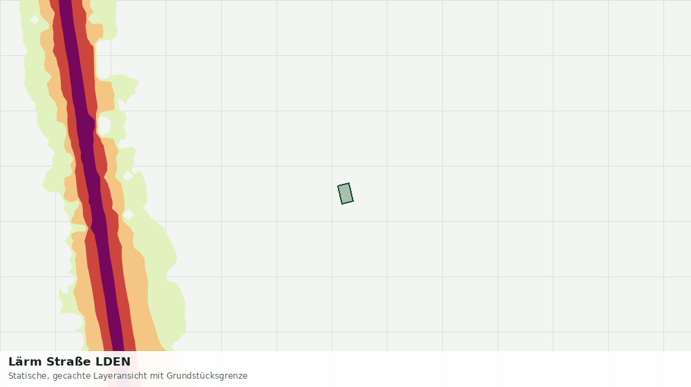 Statische Kartenansicht: Lärm Straße LDEN