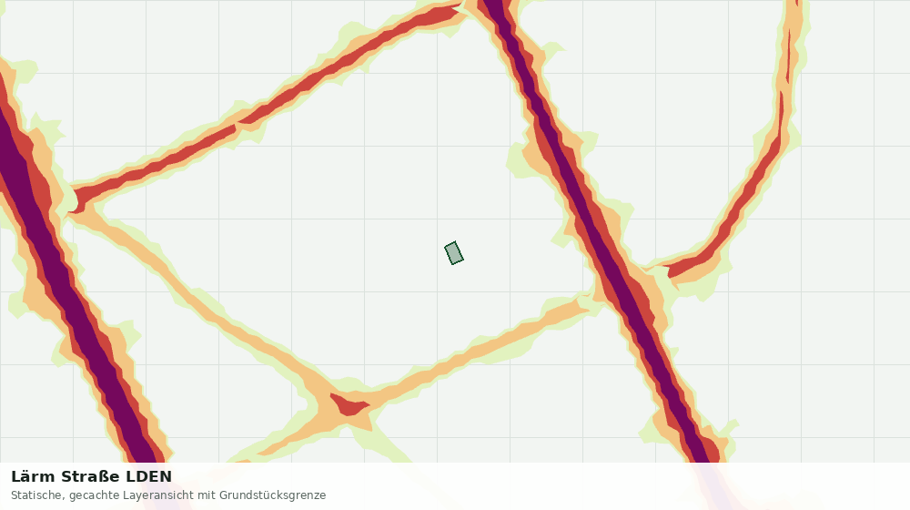 Statische Kartenansicht: Lärm Straße LDEN