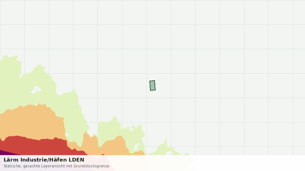 Statische Kartenansicht: Lärm Industrie/Häfen LDEN