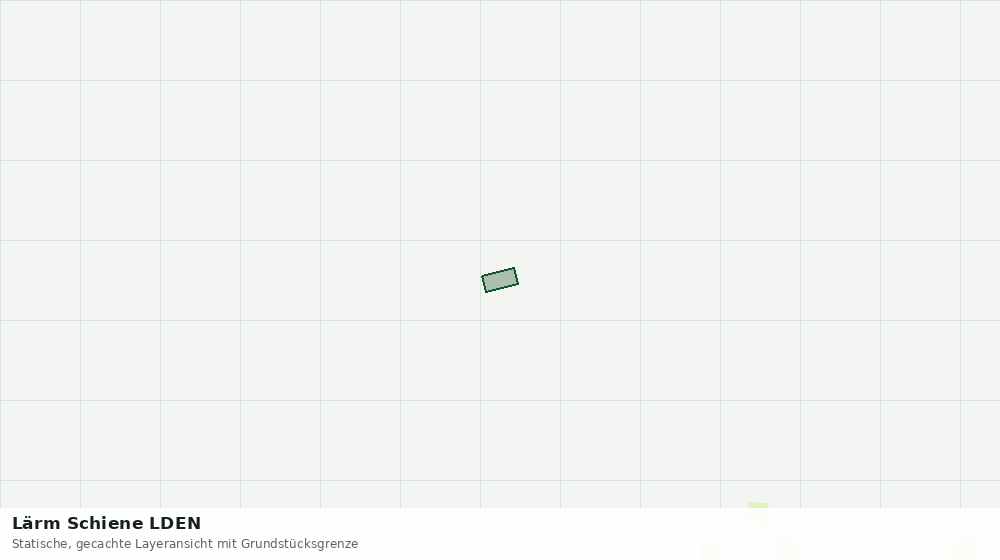 Statische Kartenansicht: Lärm Schiene LDEN