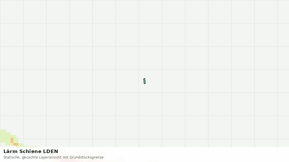 Statische Kartenansicht: Lärm Schiene LDEN