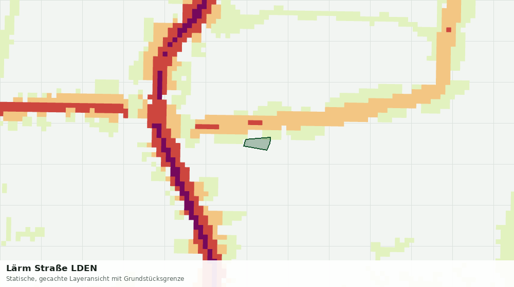Statische Kartenansicht: Lärm Straße LDEN
