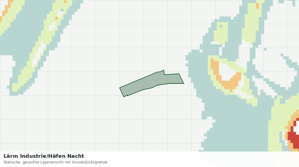 Statische Kartenansicht: Lärm Industrie/Häfen Nacht