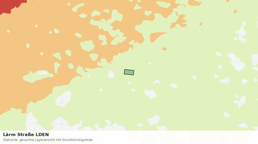Statische Kartenansicht: Lärm Straße LDEN