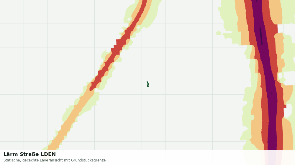 Statische Kartenansicht: Lärm Straße LDEN