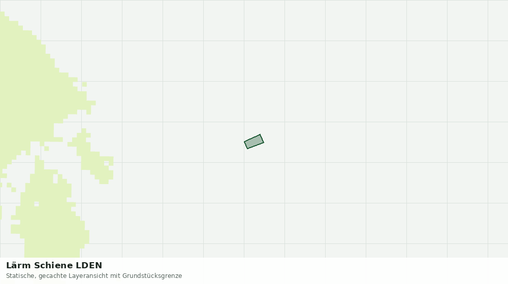 Statische Kartenansicht: Lärm Schiene LDEN