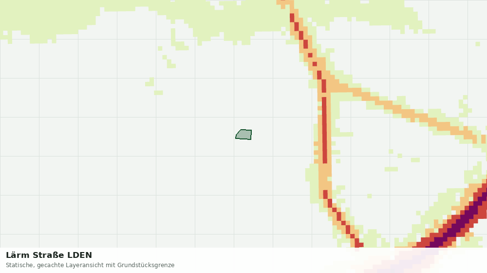 Statische Kartenansicht: Lärm Straße LDEN