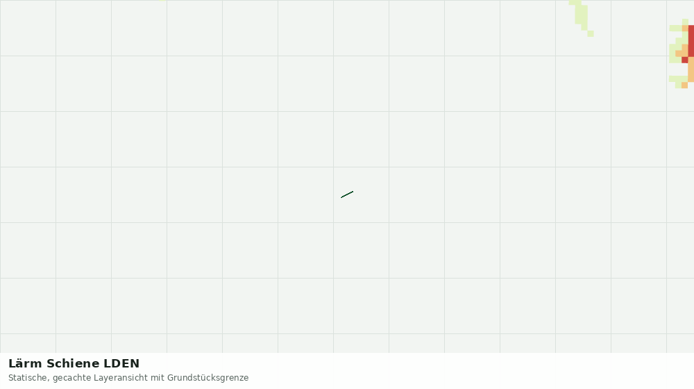 Statische Kartenansicht: Lärm Schiene LDEN