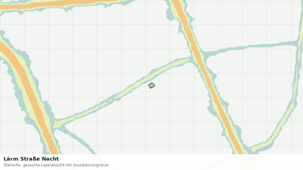 Statische Kartenansicht: Lärm Straße Nacht