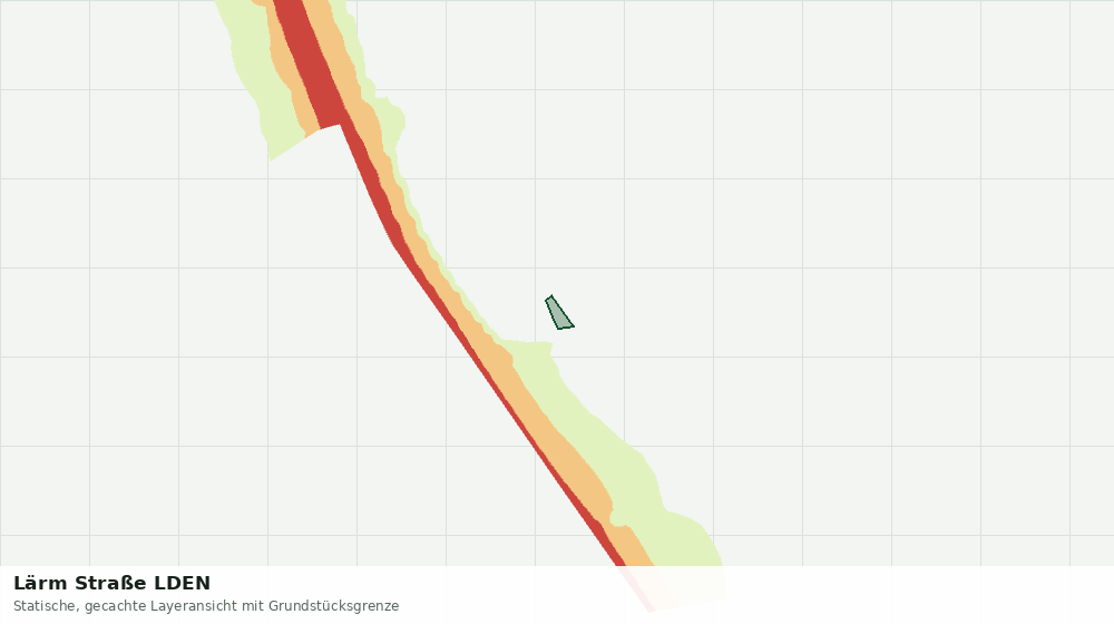 Statische Kartenansicht: Lärm Straße LDEN