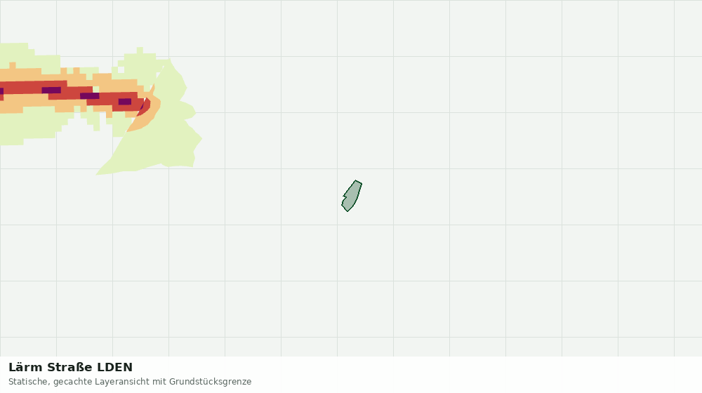 Statische Kartenansicht: Lärm Straße LDEN