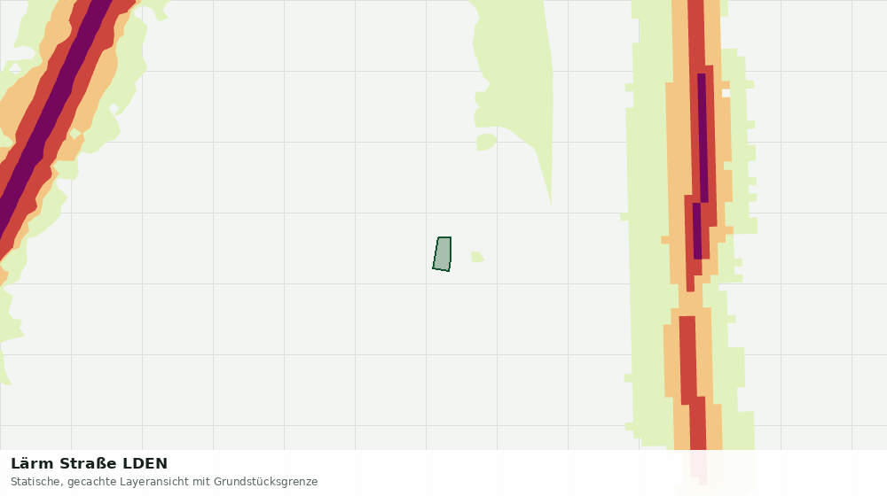 Statische Kartenansicht: Lärm Straße LDEN