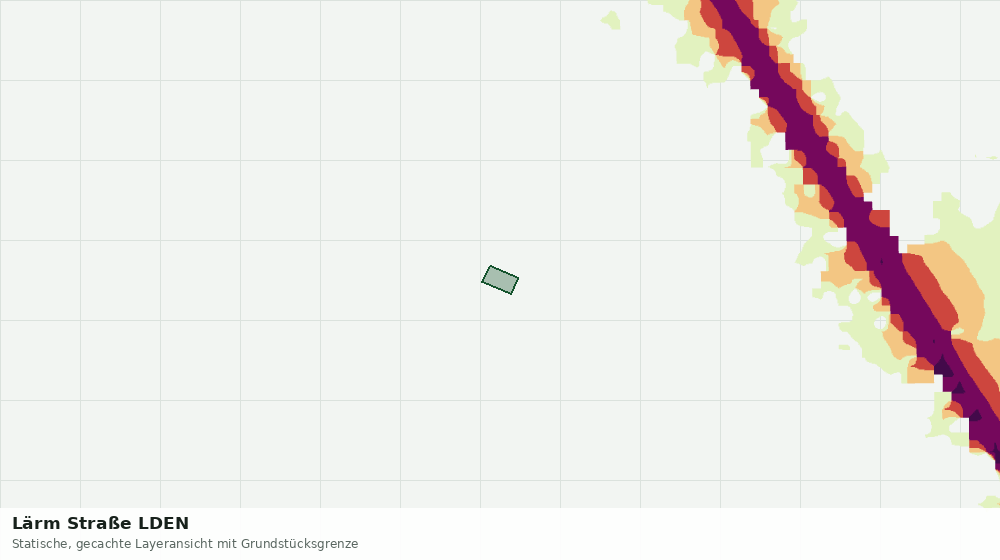 Statische Kartenansicht: Lärm Straße LDEN