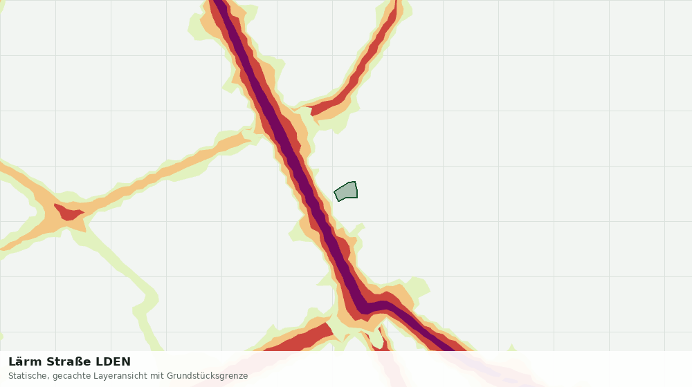 Statische Kartenansicht: Lärm Straße LDEN