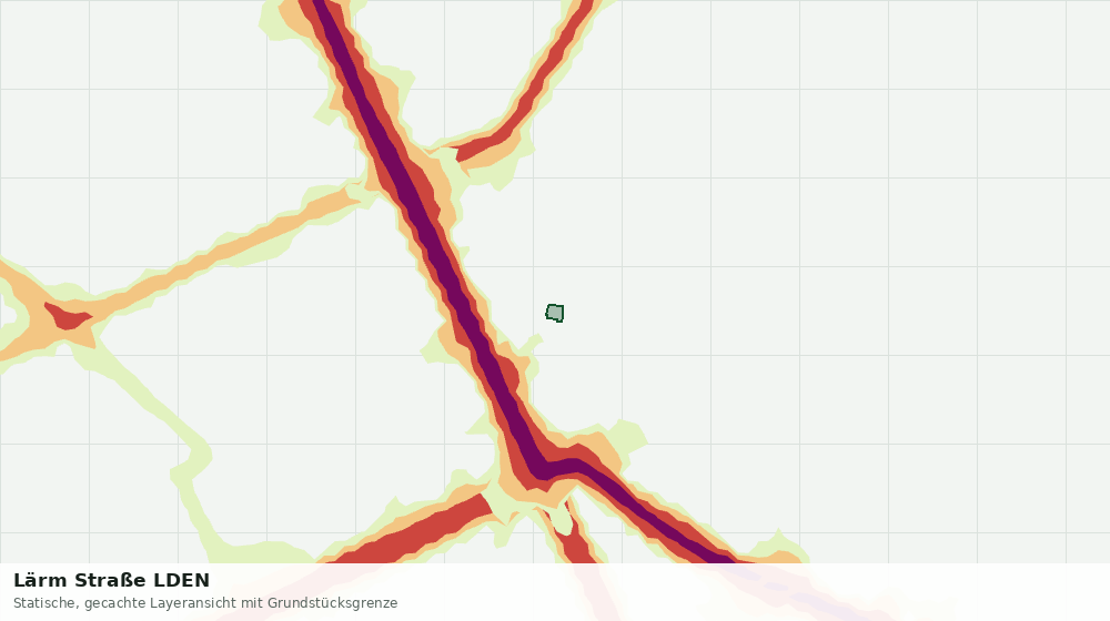 Statische Kartenansicht: Lärm Straße LDEN