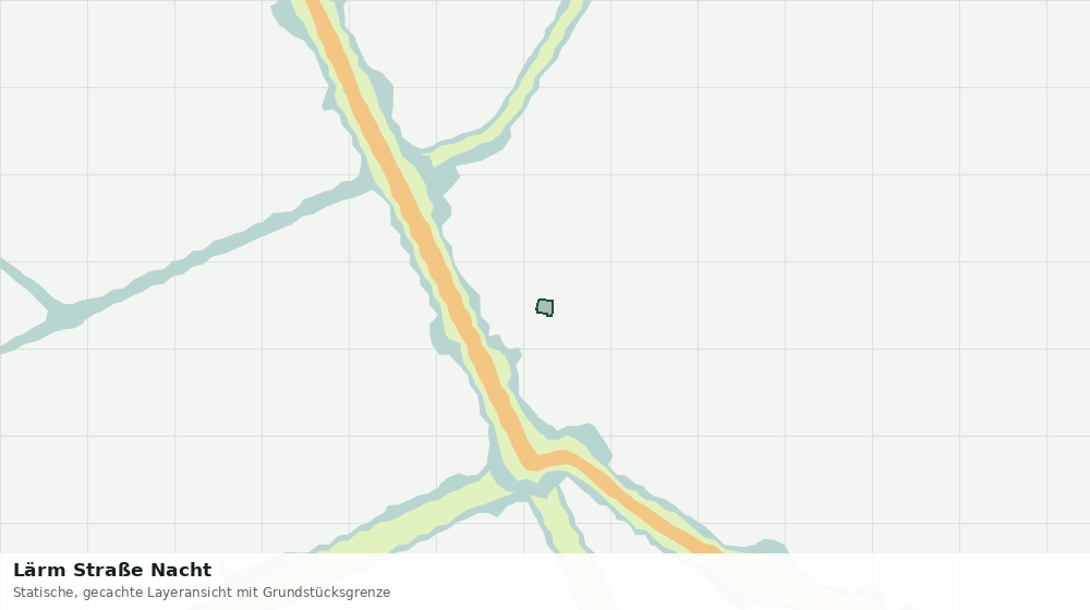 Statische Kartenansicht: Lärm Straße Nacht