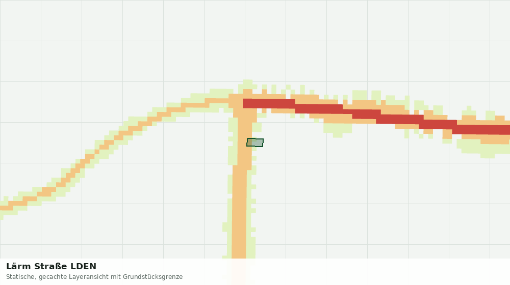 Statische Kartenansicht: Lärm Straße LDEN