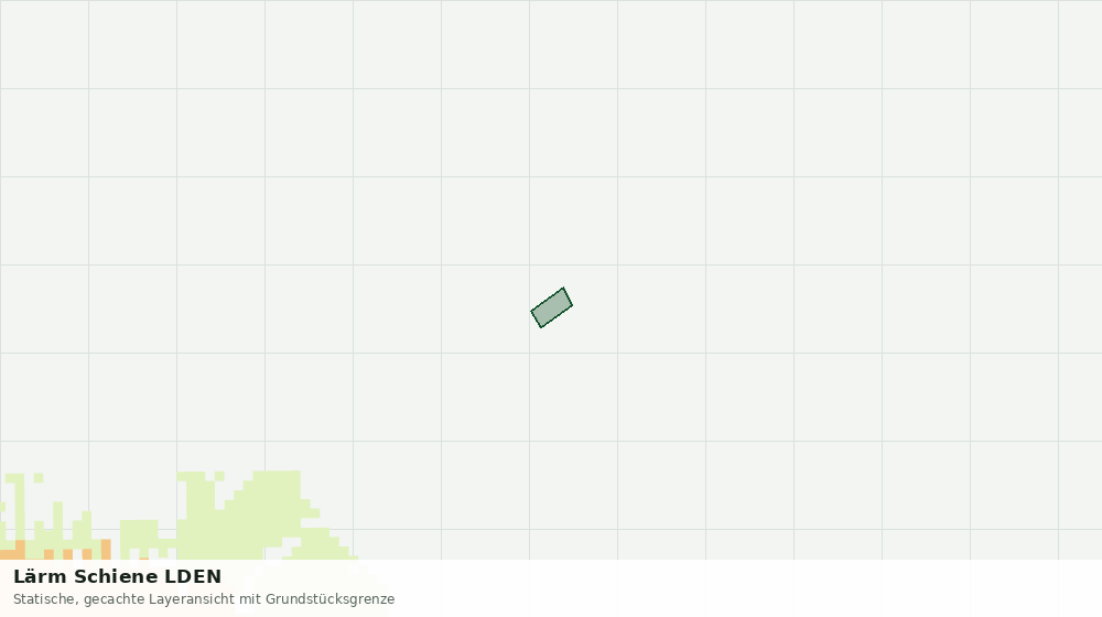 Statische Kartenansicht: Lärm Schiene LDEN