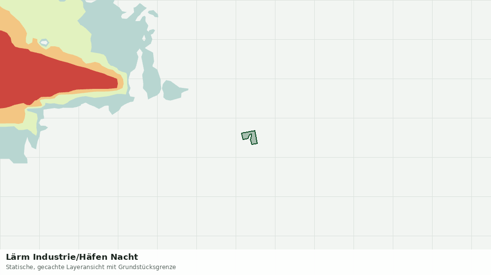Statische Kartenansicht: Lärm Industrie/Häfen Nacht