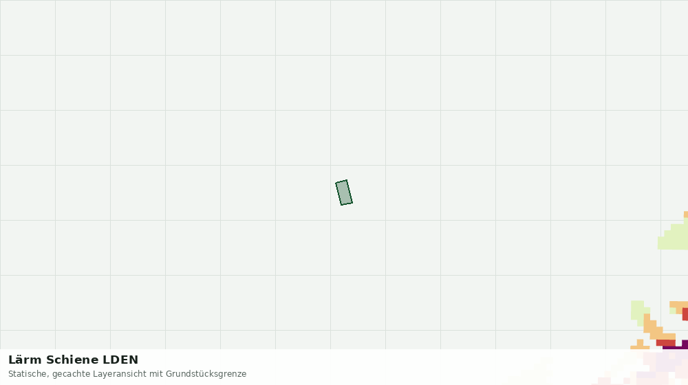 Statische Kartenansicht: Lärm Schiene LDEN