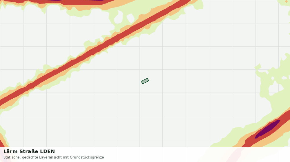 Statische Kartenansicht: Lärm Straße LDEN