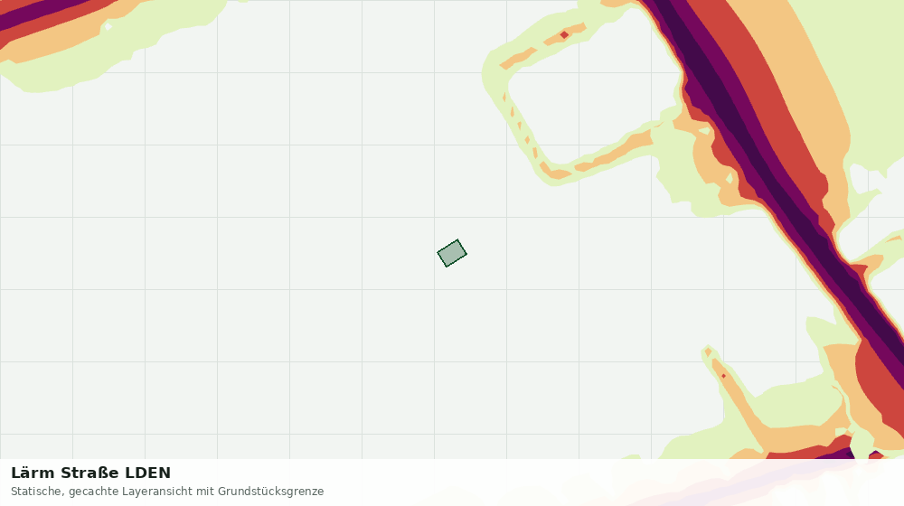 Statische Kartenansicht: Lärm Straße LDEN