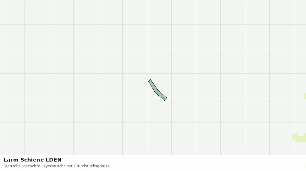 Statische Kartenansicht: Lärm Schiene LDEN