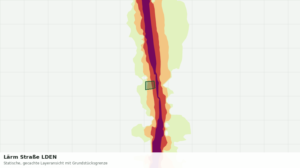 Statische Kartenansicht: Lärm Straße LDEN