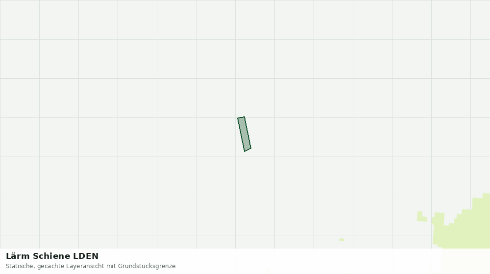Statische Kartenansicht: Lärm Schiene LDEN