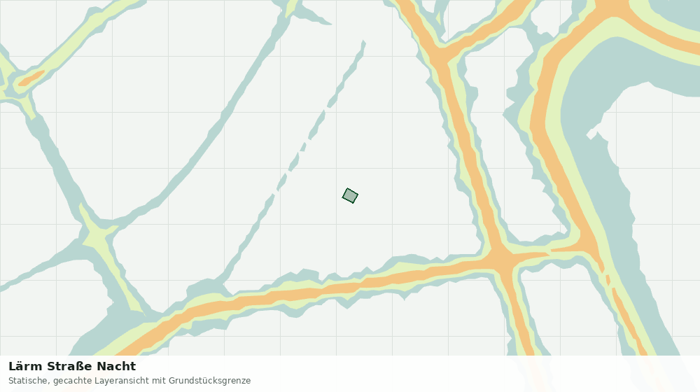Statische Kartenansicht: Lärm Straße Nacht
