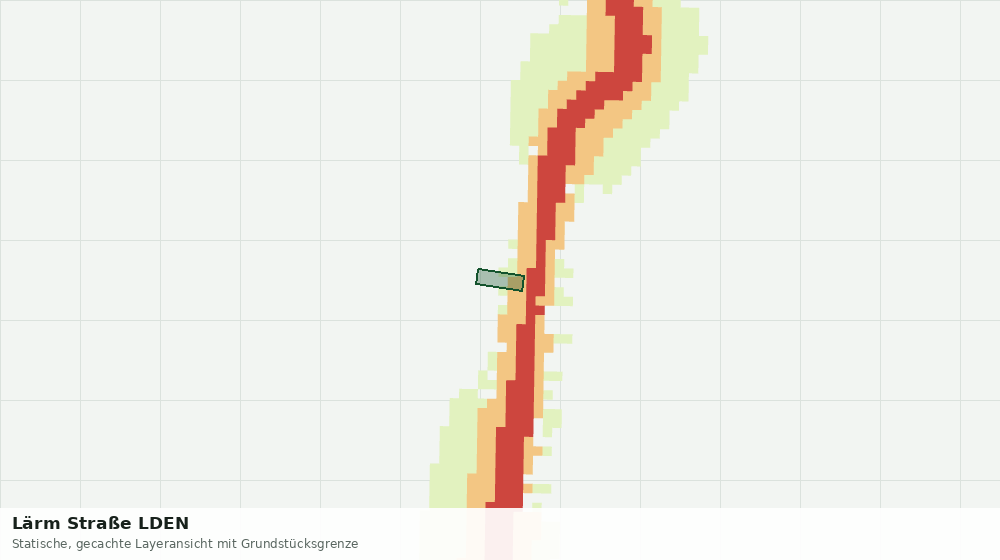 Statische Kartenansicht: Lärm Straße LDEN